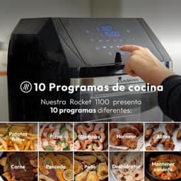 Airfryer – Heteluchtfriteuse – Airfryer Oven – Vetarm Koken – Digitale Touchscreen – 11L Inhoud – 1800W Vermogen – Temperatuur Instelbaar 80-200°C — thumbnail 1