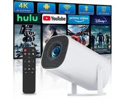 Mini Beamer - 1280 x 720 LCD - 4K Ondersteuning - Draagbaar - Voor Thuisbioscoop En Gaming