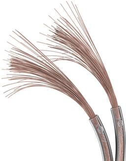 Goobay Luidsprekerkabel 25 m transparant, 2 x 1,5 mm² OFC-koper met polariteitsmarkering, flexibele PVC-mantel, voor hifi-systemen en luidsprekers — thumbnail 5