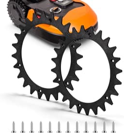 Robotic grasmaaier spikes 2pcs - zwart plastic - verbeterde grip - voor Worx Landroid S/M - ShopVlot — thumbnail 1