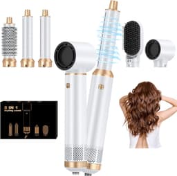 Styler Pro 5-in-1 Air Brush 5-in-1 haardroger 5-in-1 met krullende haardroger, airbrush haar, airbrush 5-in-1 5-in-1 voor drogen, krullen, gladmaken — thumbnail 5