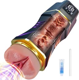 Elektrische Masturbator Erotiek Seksspeeltjes voor Mannen Solo - Masturbate Man Siliconen Pocket Pussy Masturbators Seksspeeltje Blowjob Realistisch Groot met Vagina Pussy Toy Mastuaber Sex Toys Men — thumbnail 1