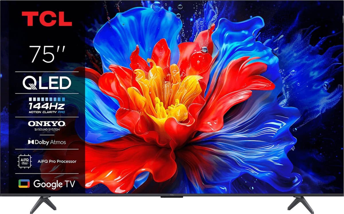 TCL 75QLED810K - 75 inch - 4K QLED - 2025 - Smart TV — afbeelding 1