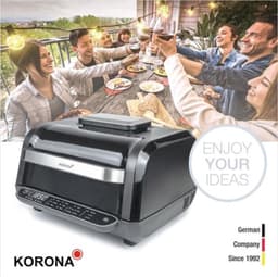 Zwart 6L - Multifunctionele heteluchtfriteuse en oven met 8 functies — thumbnail 3