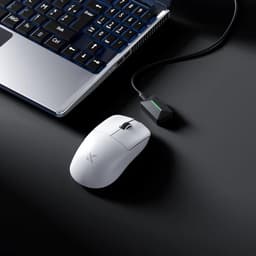 MCHOSE L7 Pro Ultra - Lightweight Gaming Muis – Draadloos – 8000Hz – PAW3395 – 26.000 DPI – 39g – Wit — thumbnail 4