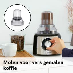 Bosch MCM3531M MultiTalent 3 - Keukenmachine - 800W - Foodprocessor - Veiligheidsdeksel - Zwart/RVS — thumbnail 5