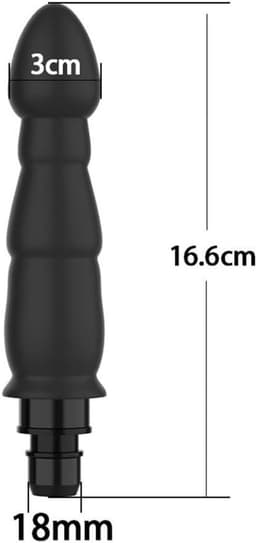 Fascia gun kop zwart silicone - 18mm adapter - waterproof design - activeert spieren en versnelt herstel - ShopVlot — thumbnail 5