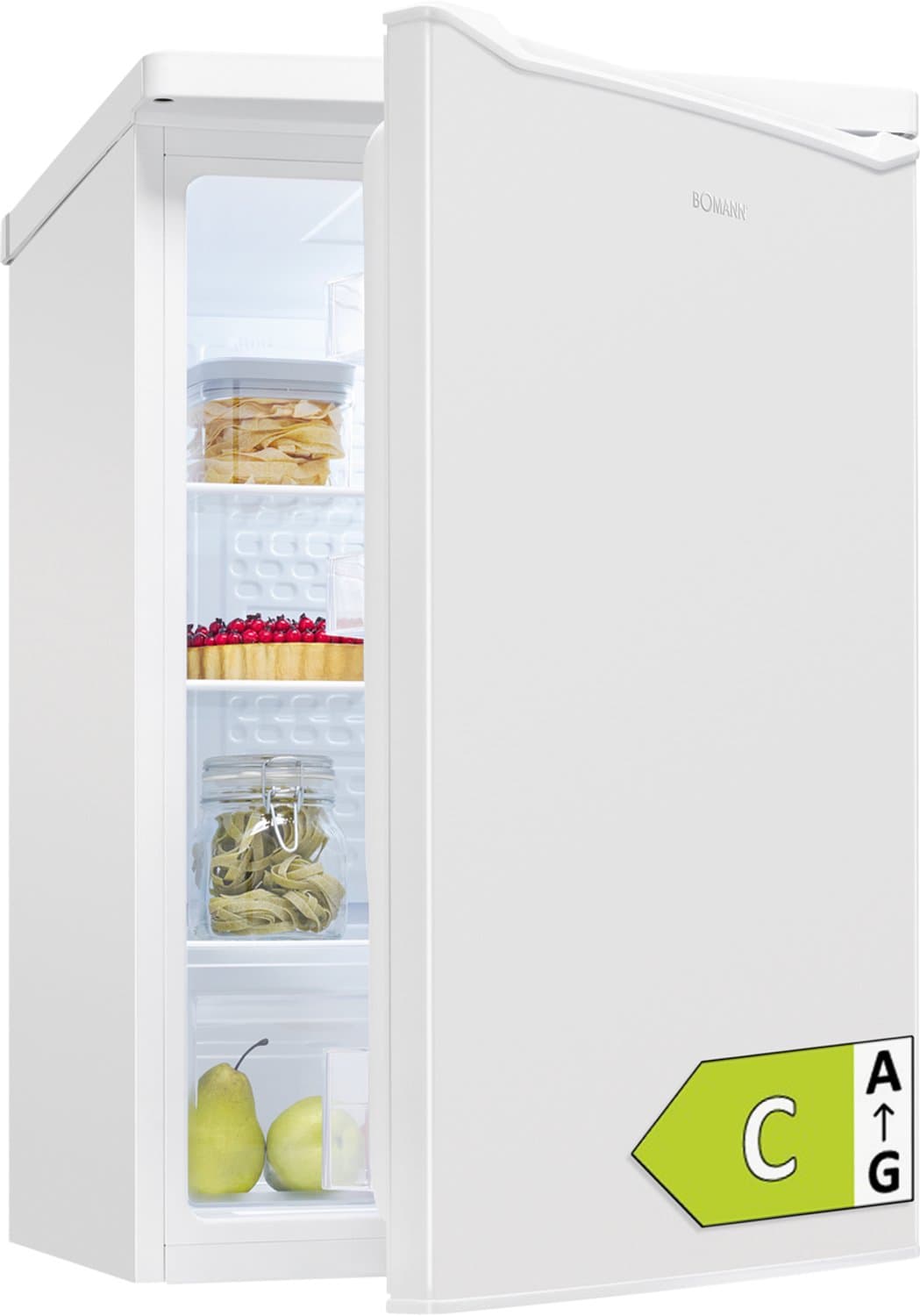 Bomann VS 7258 Koelkast zonder Vriesvak - 126 Liter - Energieklasse C - Inverter Compressor - Wit — afbeelding 1
