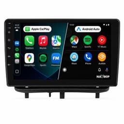 Navibop Autoradio geschikt voor Opel Corsa D 2007 t/m 2012 - Draadloos Apple CarPlay & Android Auto - 9 inch touchscreen - Android 15 - 4GB/64GB - Navigatie - Bluetooth - DAB+ ready - 2 din - 2007 2008 2009 2010 2011 2012 — thumbnail 1