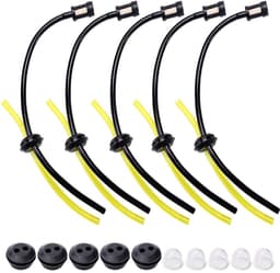 5 Sets Universele Brandstoffilterset, Grasmaaier Brandstofleiding, Brandstofslang met Filter Primer Lamp Assy, Maaimachine Maaier Brandstofbuis Strimmer voor Maaier Bosmaaier, Grasmaaier — thumbnail 1