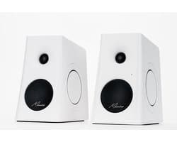 Moondrop MM3A - Actieve HiFi Speakerset - 66W - Bluetooth 6.0 - LDAC - 2.0 Stereo Speakers - USB-C, AUX & Optische Aansluiting - Wit
