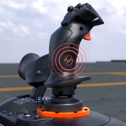 THRUSTMASTER T.FLIGHT HOTAS NEO ACE COMBAT 8 WINGS OF THEVE Edition - Flight joystick & throttle met vibratiefeedback - PS5, PS4, PC - Officieel gelicentieerde simulatiecontroller — thumbnail 3
