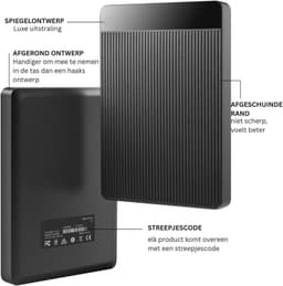 DailySupplies® Harde Schijf Extern - Draagbare -500GB Opslag -Zwart — thumbnail 1