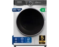 Heinner HWM-M1014IVKA+++ Wasmachine 10 kg – 1400 tpm – Energieklasse A – 14 Wasprogramma’s met Stoomfunctie en SpaCare – Geheugenfunctie voor Favoriete Programma’s – Wit – 5 Jaar Garantie