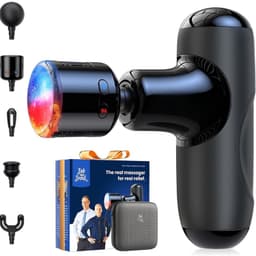 Massagengun - Massage Pistool - Massage Gun - Zwart - 14cm x 11cm x 3cm — thumbnail 1
