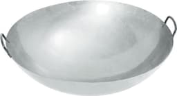 HENDI Grote wokpan – Plaatstaal – 710 mm – Met grepen – Geschikt voor Green Fire barbecues — thumbnail 2