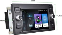 CarPlay geschikt voor Ford Fiesta Focus C-Max S-Max Galaxy Fusion Connect Android navigatie Bluetooth USB WiFi — thumbnail 2