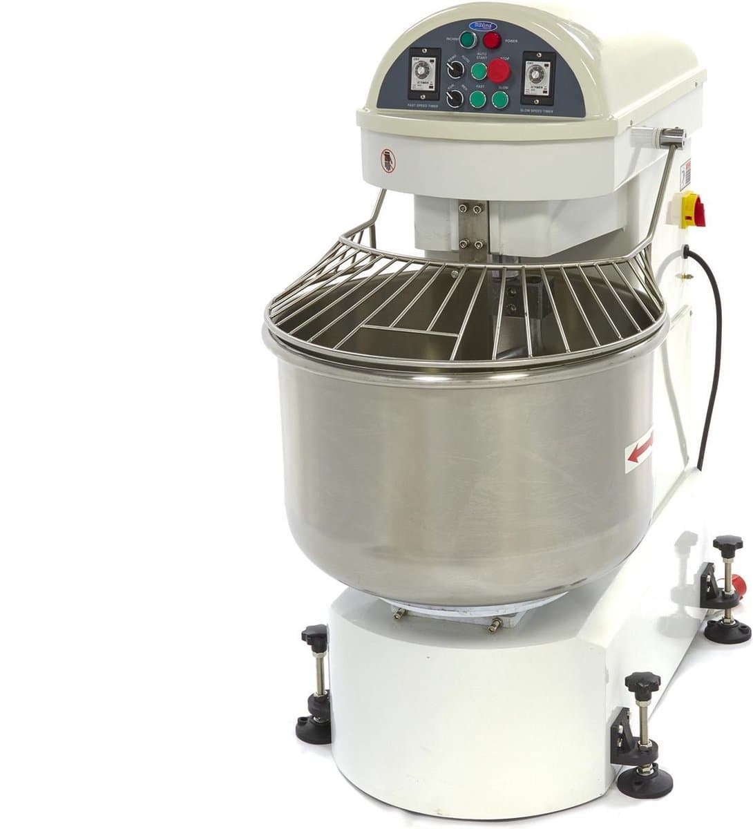 Spiraalkneder - 130 L - 80 Kg Deeg - 2 Snelheden - 400V — afbeelding 1