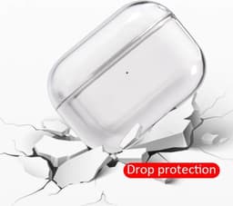 1 Stuk - Geschikt voor Airpods Pro Case - Hard Case - Airpods Pro Hoesje - Airpods Pro Bescherming - Transparant - Hoesje voor oordopjes - Bescherming van Airpods - Hardcase hoesje - Cover Airpods — thumbnail 5