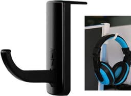 Universeel hoofdtelefoon Hanger PC Monitor Desk Headset Stand houder haak (ZWART) — thumbnail 1