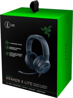 Razer Kraken X Lite - Gaming Headset - Lichtgewicht - PS4/PS5/Xbox/PC/Nintendo Switch/Mobiel - Zwart — thumbnail 5