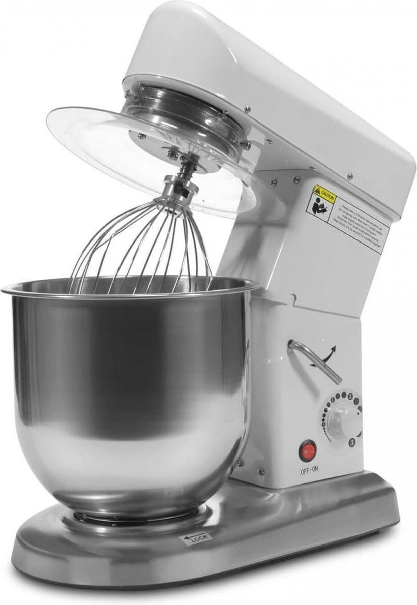 Saro FP 107 Staande mixer 500 W Roestvrijstaal, Wit — afbeelding 1