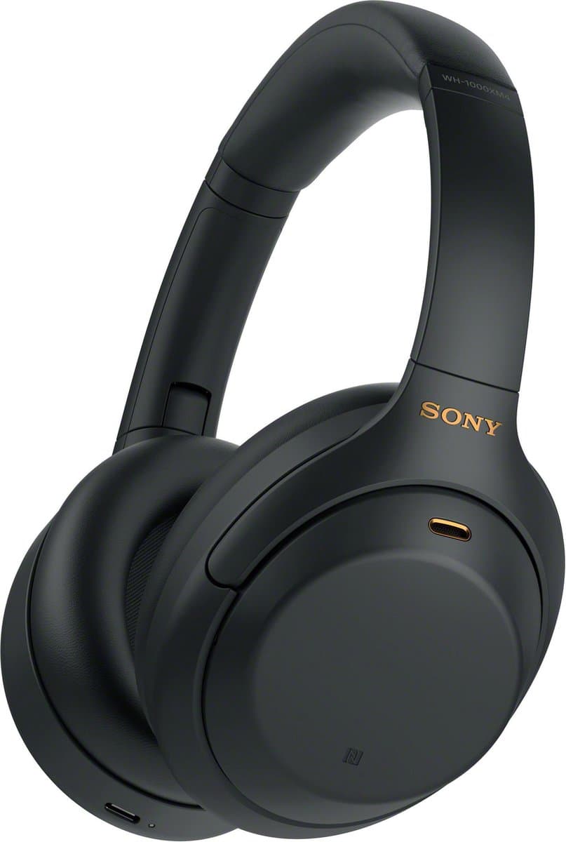 Sony WH-1000XM4 - Draadloze over-ear koptelefoon met Noise Cancelling - Zwart — afbeelding 1