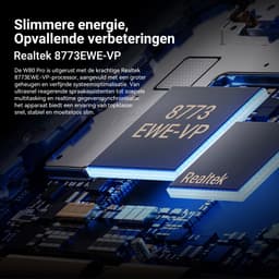 Blackview W80 Pro - Smartwatch - Bluetooth 5.3 - 900 mAh - IP68 Zwemmen - LED-zaklamp - Stappenteller - Slaapmonitor - Saturatiemeter - Zwart — thumbnail 5