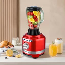 10-in-1 Electric Food Processor - 1000 W - Multifunctional Chopper - 1.5 L Glass Mixer - 3 L Bowl voor Snijden - Hakken - Rasp - Mixen - Pureren - Deeg - 6 Presets - Voor Thuisgebruik — thumbnail 5