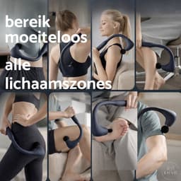 KHYR® - NIEUW - MMP-XR1 Pro Extended Reach Massage Hammer - Professionele Massage Gun - U-vormig Massagegun met Verlengde Greep - Bereik Rug, Nek, Schouders & Benen moeiteloos – Stil en Krachtig door de borstelloze motor — thumbnail 5