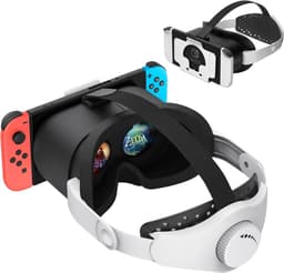Namajunas - VR-bril geschikt voor Nintendo Switch/Switch OLED - met verstelbare HD-lenzen - 3D VR (Virtuele Realiteit) - Headset Games Accessoire Set - Switch VR Labo-bril Bril — thumbnail 1