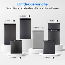 MEDION koelkast met ijsblokjescompartiment (90L totale nuttige inhoud 80L koelcompartiment 10L ijsblokjescompartiment, transparante groentelade, vrijstaand, verwisselbaar deurscharnier, in hoogte vers — thumbnail 5