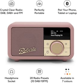 DAB+ radio ROBERTS Revival Petite 2 dusty pink — thumbnail 1