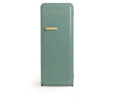 CREATE - Koelkast in retrostijl - Sage - Handvat Hout - FRIDGE RETRO 281L