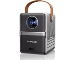 Milova Beamer - Projector - Draagbaar - Thuisbioscoop - Buetooth en WiFi - Full HD - Mini beamer