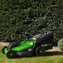 Garden Master® 40V Draadloze Grasmaaier - Dubbele 4Ah Accu en Lader inbegrepen - 43cm Maaibreedte - 50L Grasopvang - Verstelbare maaihoogte - Compact en lichtgewicht — thumbnail 1