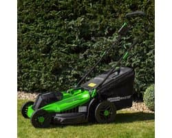 Garden Master® 40V Draadloze Grasmaaier - Dubbele 4Ah Accu en Lader inbegrepen - 43cm Maaibreedte - 50L Grasopvang - Verstelbare maaihoogte - Compact en lichtgewicht