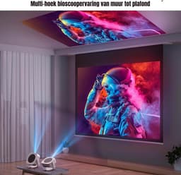 RVV® Mini beamers - Projector - Mini beamer - Wit - ‎25cm x 23cm x 20cm — thumbnail 2