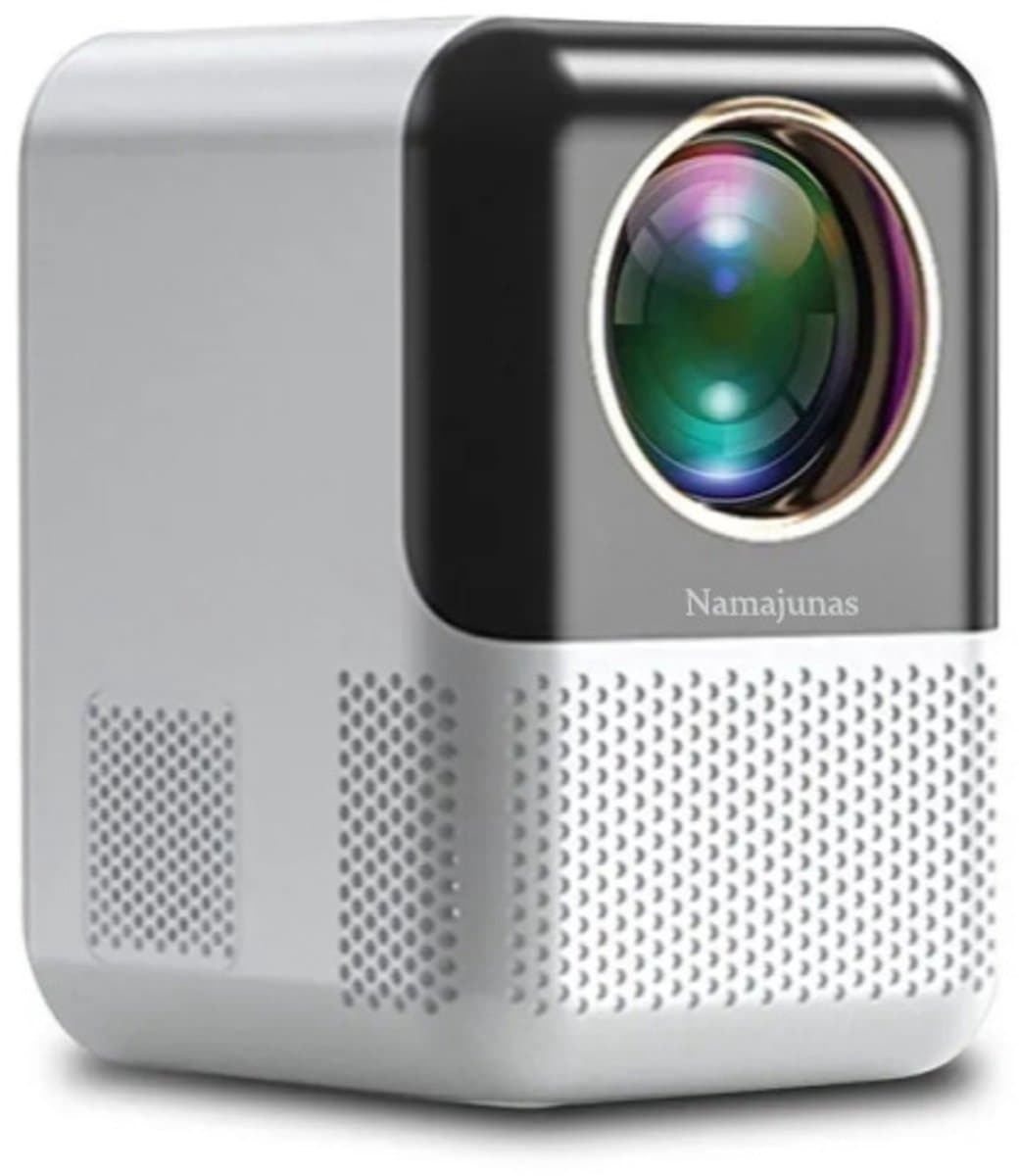 Namajunas - Mini beamers - Draagbare Beamer - Projector / Beamer - Smart Projector met 4K - Voor iOS en Android - Android 10 - WiFi 5 & Bluetooth 5.2 - Thuisbioscoop - Autofocus — afbeelding 1