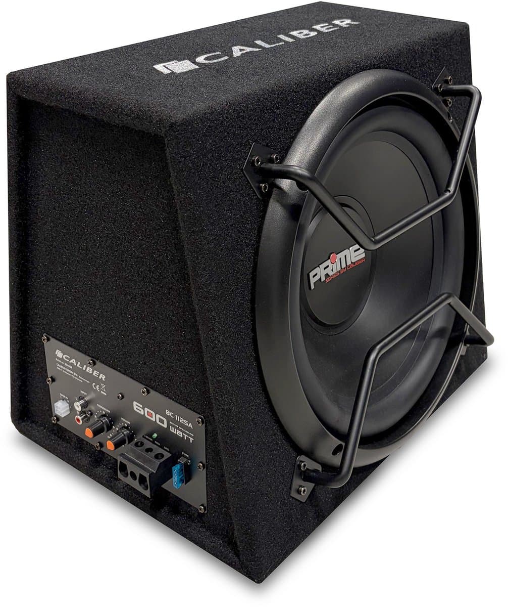 Caliber Subwoofer Auto - Subwoofer Auto met Versterker - 600 Watt Piekvermogen - 12 Inch Auto Subwoofer - 25 tot 3500 Hz Crossover RCA — afbeelding 1