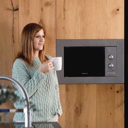 Inbouwmagnetron met Grillfunctie - 20 L, 800 W, 5 Standen, Moderne Installatie — thumbnail 3