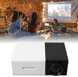 Miniprojector, 1080P Full HD-videoprojector, Draagbare Buitenbioscoopprojector, Hifi-stereoluidsprekers, HDMI, USB, Smartphone, Tablet, Tv-sticks — thumbnail 1