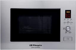 Inbouw Magnetron - Grillfunctie Oven - Snel Maaltijden Bereiden - Roestvrij Staal - 23 Liter - Zilverkleurig — thumbnail 2