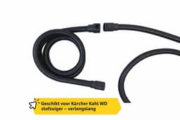 17 Parts – Stofzuigerslang 2,5 m – Geschikt voor Kärcher WD1 WD2 WD3 WD4 WD5 WD6 – Flexibele Zuigslang – Robuust & Eenvoudig te Installeren – Vervangende Slang voor Nat- en Droogzuiger — thumbnail 5