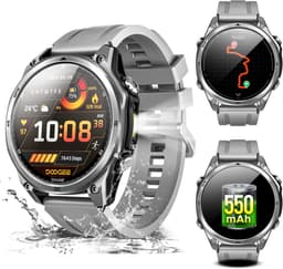 DOOGEE Anywise W1 Smart Watch - AI-spraakbesturing - Videobellen - Elke polsmaat - GPS - Gratis kaartmateriaal - 18 dagen batterijduur - Fitnesstracker - 170+ sportmodi - 5 ATM waterdicht - voor Android en iPhone — thumbnail 1