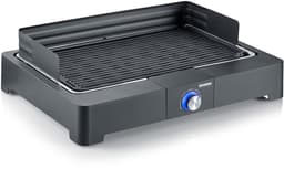 Severin PG 8567 - Electrische Tafel BBQ Grill - 2200 W - 230 °C - Grilplaat van gietijzer - Zwart — thumbnail 2