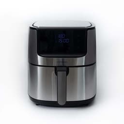 Gastronoma Heteluchtfriteuse - Airfryer 1800W - 8L - Met meerdere accessoires - 18290010 - RVS — thumbnail 1