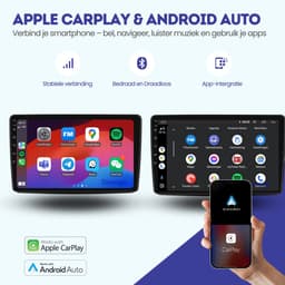 CarPlay autoradio geschikt voor Fiat Panda | 2003 t/m 2012 | 9 inch | Android 16 | Draadloos Apple CarPlay & Android Auto | 2GB + 32GB | QuadCore processor | Denago DNG-A81 | 2004 2005 2006 2007 2008 2009 2010 2011 2012 | Bluetooth & Wifi — thumbnail 4