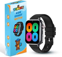TeddiQ 4G Smartwatch - GPS Kinder Smartwatch - Kinderhorloge - Zwart - Smartwatch Kind - SOS knop - Smartwatch Kinderen — thumbnail 1