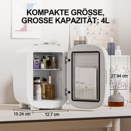 Mini Koelkast - Minibar - Skincare Fridge - Blauw — thumbnail 4